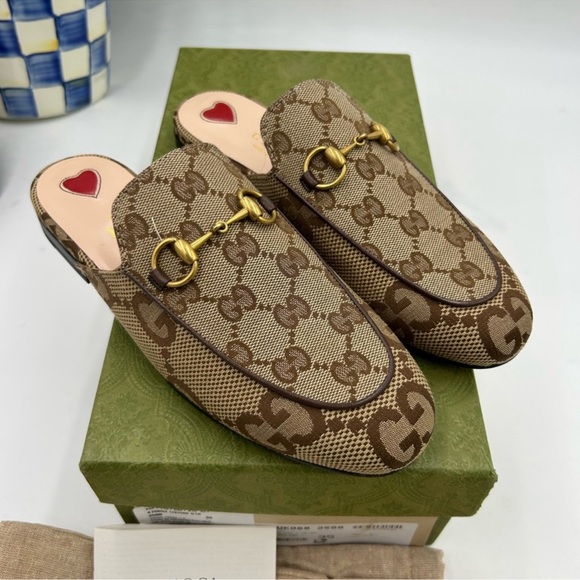 Women’s Gucci GG Princetown mule size 35/5 US made in Italy - Picture 1 of 9